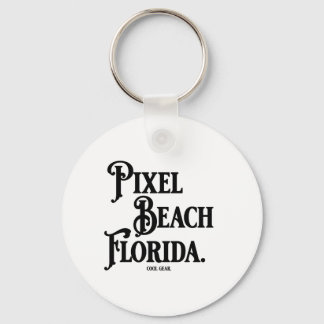 Pixel Beach Florida T-Shirt Sleutelhanger