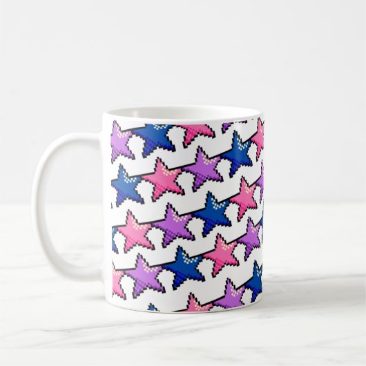 Pixel Bi Star Mug Koffiemok (Links)