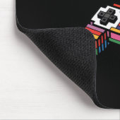 Pixel Block Gamer Controller Bruh Grappige Retro S Muismat (Hoek)