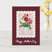 Pixel Bloemboeketkaart Kaart (Gele Bloem)