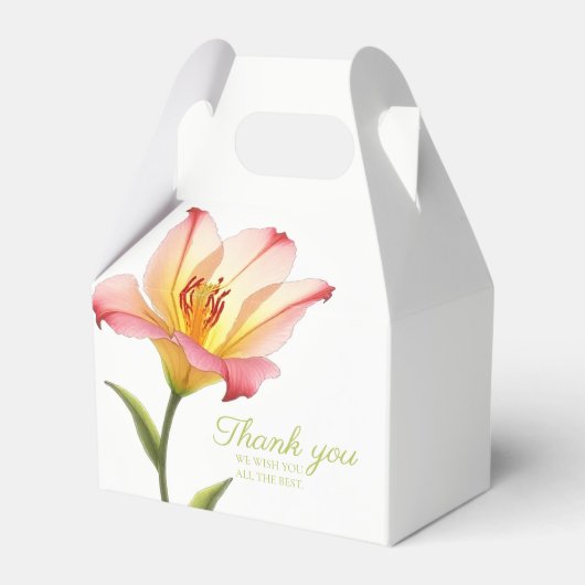 Pixel Bloom Trio Bedankdoosjes (Voorkant Zijde)