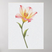 Pixel Bloom Trio Poster (Voorkant)