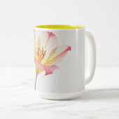 Pixel Bloom Trio Tweekleurige Koffiemok (Voorkant rechts)