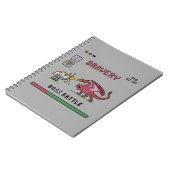Pixel Boss Batte-laptop Notitieboek (Linkerzijde)