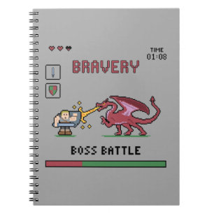 Pixel Boss Batte-laptop Notitieboek