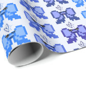 Pixel Bow In High Heels Pattern Cadeaupapier (Rol Hoek)