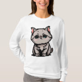Pixel British Shorthair Charme T-shirt (Voorkant)