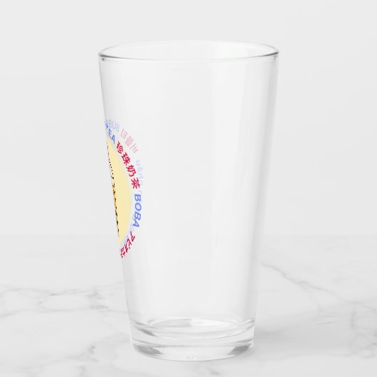 Pixel Bubble Tea Glas (Links)