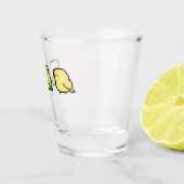 Pixel Budgies Shot Glas (Rechts)