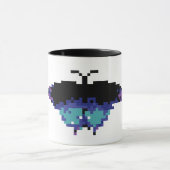 Pixel butterfly mok (Midden)