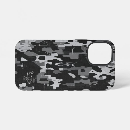 Pixel Camo Stealth iPhone Hoesje (Achterkant horizontaal)