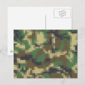 Pixel Camouflage Briefkaart (Voorkant / Achterkant)