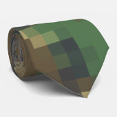 Pixel Camouflage Stropdas (Opgerold)