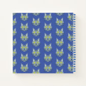 Pixel Cat Patroon Notitieboek (Achterkant)