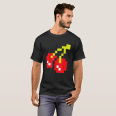 Pixel Cherries 80s Video Game Halloween Costume Ea T-shirt (Voorkant volledig)