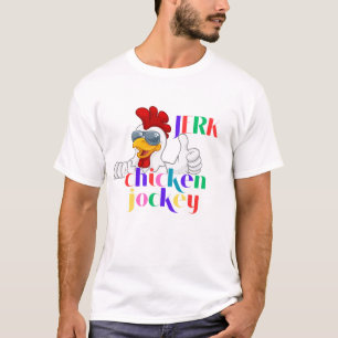 Pixel Chicken Rider T-shirt   Funny Gamer Mob T-sh