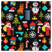 Pixel Christmas Stof (Close Up)