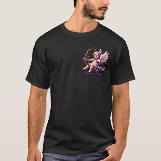 Pixel Cupid T-shirt (Voorkant)