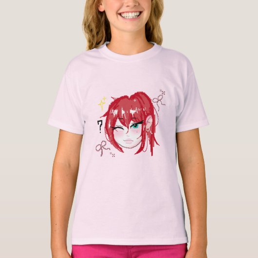 Pixel cute arts T-shirt  (Voorkant)
