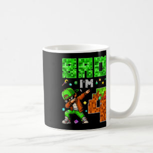 Pixel Dab Gamer stijl verjaardagscadeau voor jonge Koffiemok