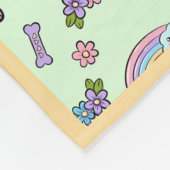 Pixel De Puppicorn Hond Kwekerij Deken (Hoek)