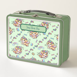 Pixel De Puppicorn Lunchbox Groen