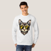 Pixel Devon Rex T-shirt (Voorkant volledig)