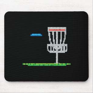 Pixel Discgolf Frisbee Golfer Frolf Mannen Jongens Muismat