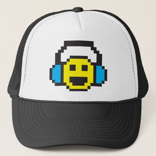 Pixel DJ Trucker Pet (Voorkant)
