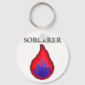 Pixel D'nD Class Sorcerer Sleutelhanger (Voorkant)