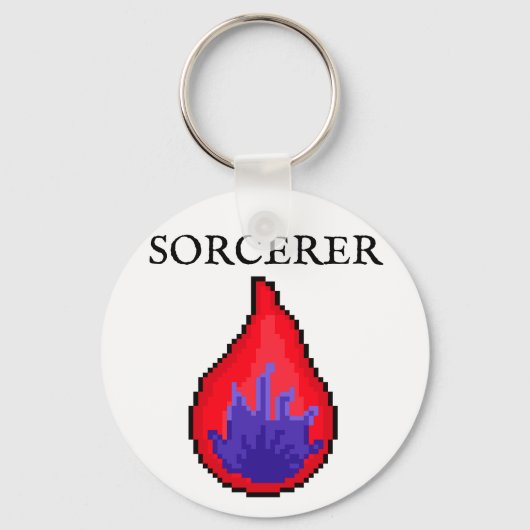 Pixel D'nD Class Sorcerer Sleutelhanger (Voorkant)
