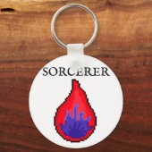 Pixel D'nD Class Sorcerer Sleutelhanger (Voorkant)