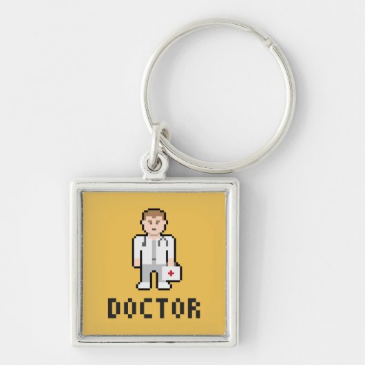 Pixel Doctor Sleutelhanger (Voorkant)