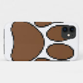 Pixel Dog Paw Print Case-Mate iPhone Case (Achterkant (horizontaal))