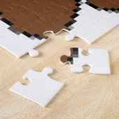 Pixel Dog Paw Print Legpuzzel (Zijkant)