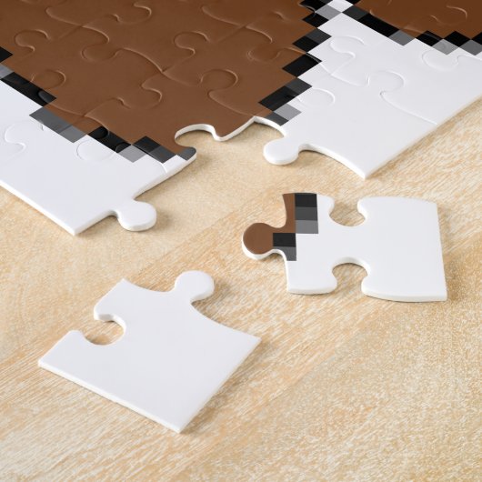 Pixel Dog Paw Print Legpuzzel (Zijkant)