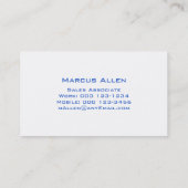 Pixel Earth Visitekaartje (Achterkant)