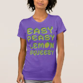 Pixel Easy Peasy Lemon Squeezy Gamer T-shirt (Voorkant)