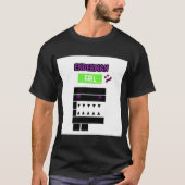Pixel Enderman Fail Shirt – Funny Gamer Retro T-sh (Voorkant)