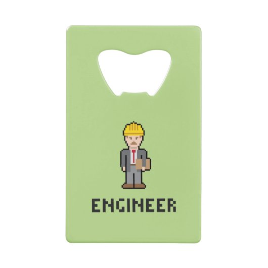Pixel Engineer Bottle Opener Creditkaart Flessenopener (Voorkant)