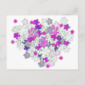 Pixel Flower Bunch Briefkaart (Voorkant)