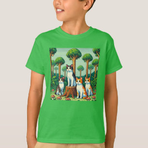 Pixel Friends: Bosbescherming (katten) #13 T-shirt