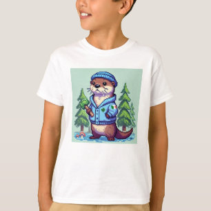Pixel Friends: Bosbescherming (otter) #19 T-shirt