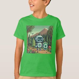 Pixel Friends: Bosbescherming (robot) #18 T-shirt