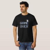 Pixel Game Over Retro Gaming T-shirt (Voorkant volledig)