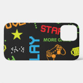Pixel Game Style: Abstract naadloos. Case-Mate iPhone Case (Achterkant (horizontaal))