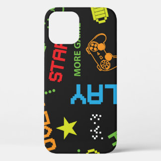 Pixel Game Style: Abstract naadloos. Case-Mate iPhone Case