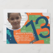 Pixel Gamer Foto van gamer Birthday Kaart (Voorkant)