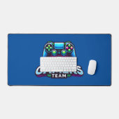 Pixel Gamers Team – Blauw Gamen Bureaumat (Keyboard & Muis)