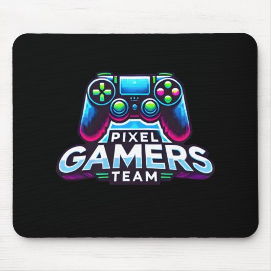 Pixel Gamers Team – Future Pro Gamer Muismat (Voorkant)